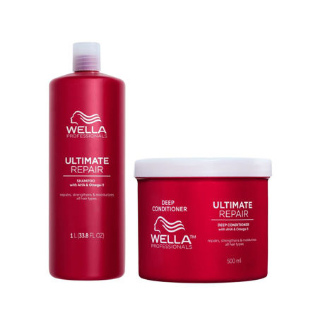 Imagen de Pack Shampoo + Acondicionador Wella Ultimate Repair