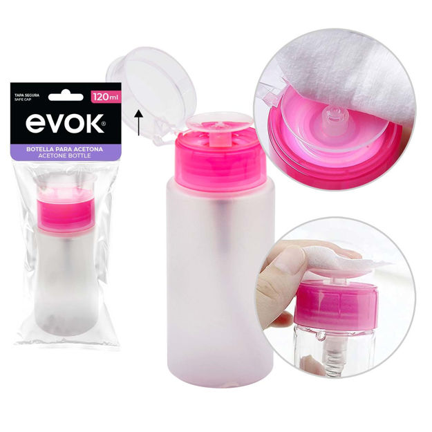Imagen de Botella para Acetona Evok 120 ml