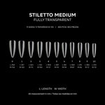 Imagen de Tips de Gel Pink Mask Easy Tips Stiletto Medium