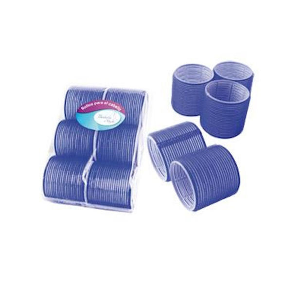 Imagen de Rulero Velcro Beauty Style 64 mm 6 u