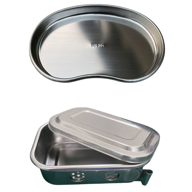 Imagen de Caja de Acero Inoxidable + Bandeja de Acero Inoxidable