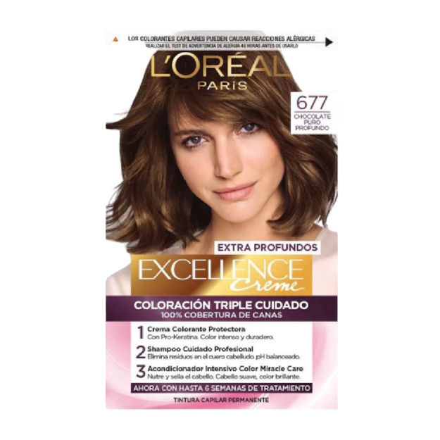 Imagen de Tinta Loreal Excellence Nº677 Chocolate Profundo