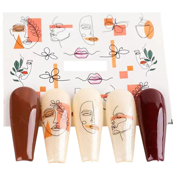 Imagen de Stickers Al Agua para Uñas Beauty Style STZ-1027