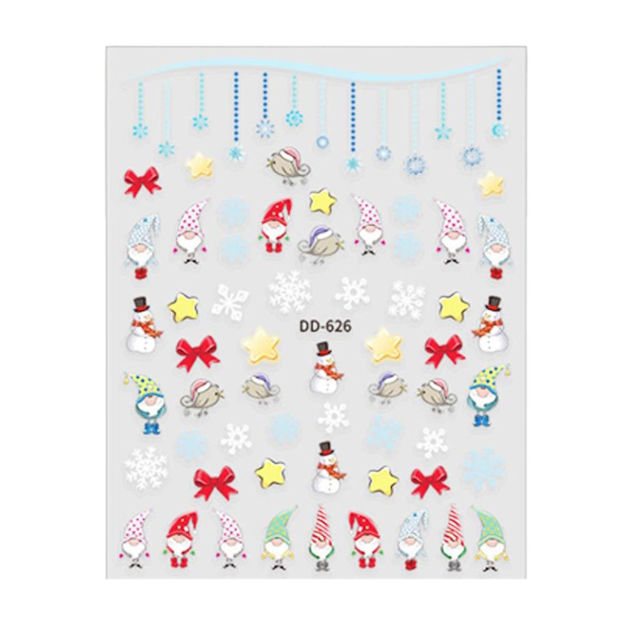 Imagen de Stickers para Uñas Beauty Style Navidad DD-626
