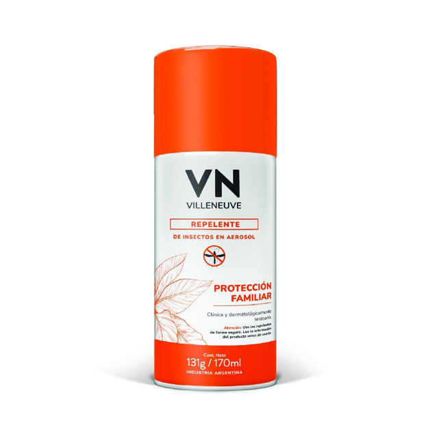 Imagen de Repelente Aerosol Villeneuve Protección Familiar 170 ml