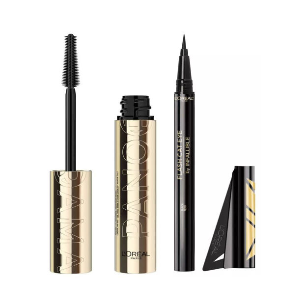 Imagen de Loreal Mascara de Pestañas Panorama + Delineador Flash Cat