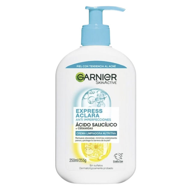 Imagen de Crema Limpiadora Nutritiva Garnier Anti Imperfecciones 250ml