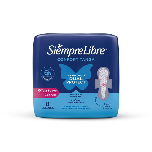 Imagen de Siempre Libre Tanga con Alas 8 unidades