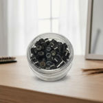 Imagen de Microring con Silicona Negra 100 unidades Beauty Style