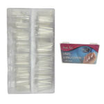Imagen de Tips de Uñas Beauty Style Long Coffin Clear 480 unidades
