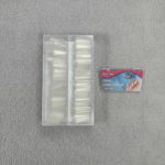Imagen de Tips de Uñas Beauty Style Long Coffin Clear 480 unidades