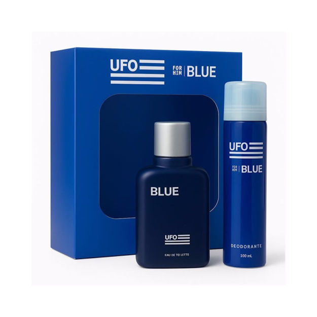 Imagen de UFO For Him Blue Edition Edt 100 ml + Desodorante 100 ml