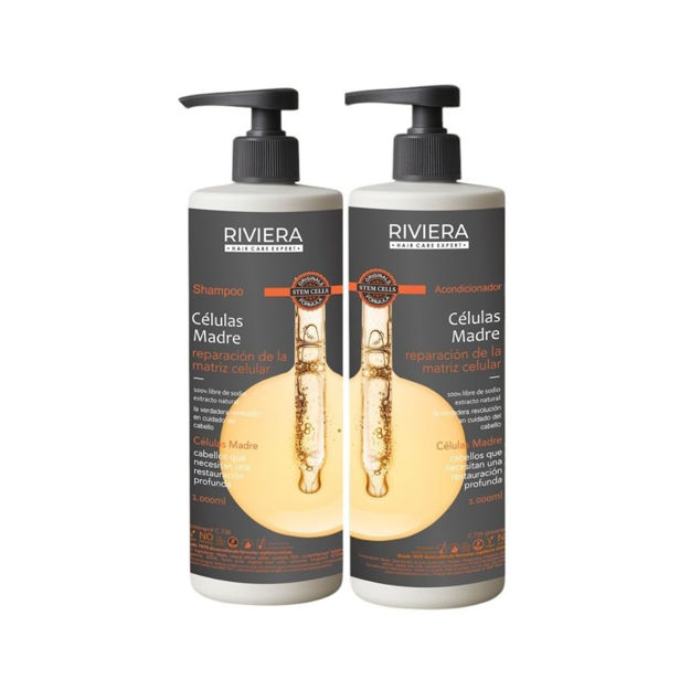 Imagen de Shampoo Riviera Sin Sal Células Madres 1L + Acondicionador