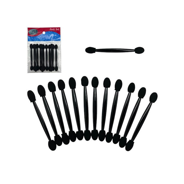 Imagen de Aplicador de Sombra Beauty Style Negro 12 u
