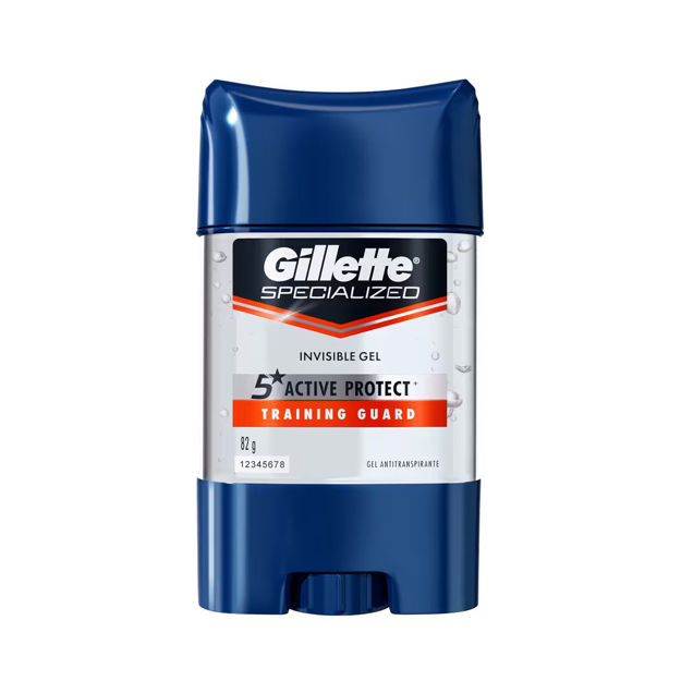 Imagen de Desodorante En Gel Invisible Gillette Training Guard 82 g