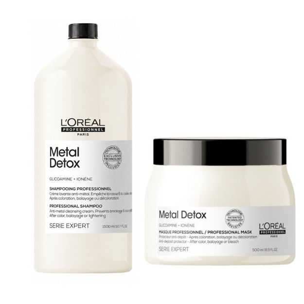 Imagen de Loreal Pro Metal Detox Shampoo + Mascara