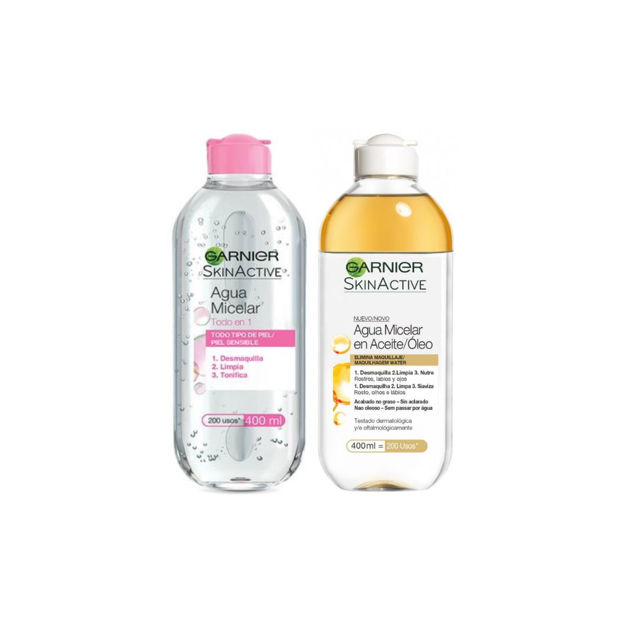 Imagen de Pack Agua Micelar Garnier + Agua Micelar en Aceite