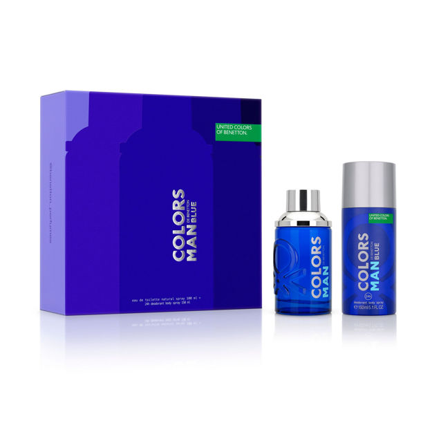 Imagen de Set Benetton Colors Man Blue Edt 100 ml + Deo 150 ml