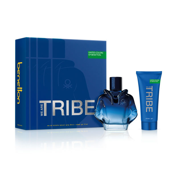 Imagen de Set Benetton We Are Tribe Man Edt 90 ml + Gel de Ducha 75 ml