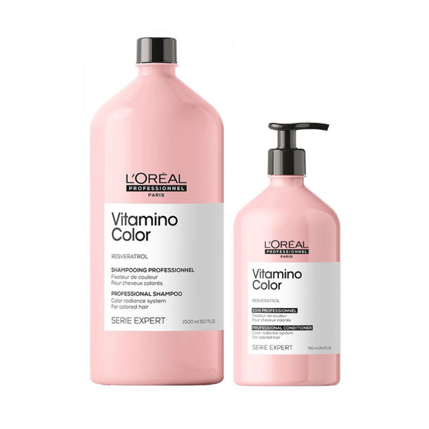 Imagen de Loreal Pro Vitamino Color Shampoo + Acondicionador