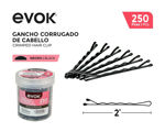 Imagen de Ganchos Corrugados de Cabello Evok 250 unidades