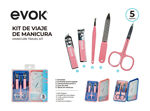 Imagen de Kit de Viaje de Manicura Evok 5 unidades