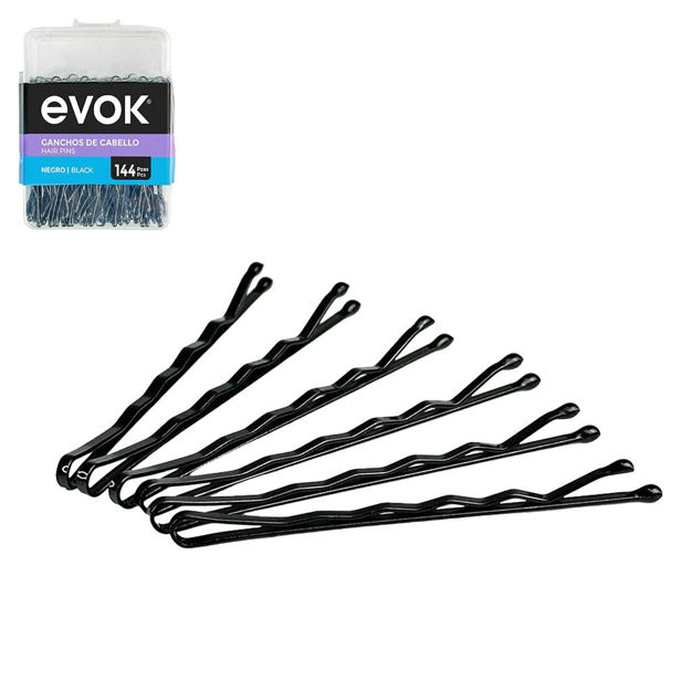 Imagen de Ganchos de Cabello Evok 144 unidades