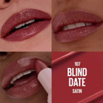 Imagen de Labial Maybelline Serum Lipstick Satin N°107 Blind Date