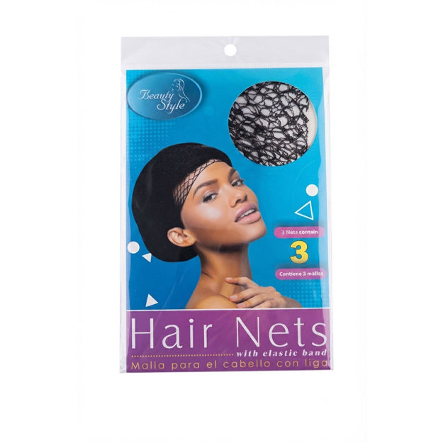 Imagen de Malla para el Cabello Beauty Style Marron Oscuro 3 unidades