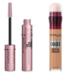 Imagen de Corrector Maybelline Instant Age Rewind Eraser N°130 / Mascara de Pestañas Maybelline Sky High N°801 Very Black