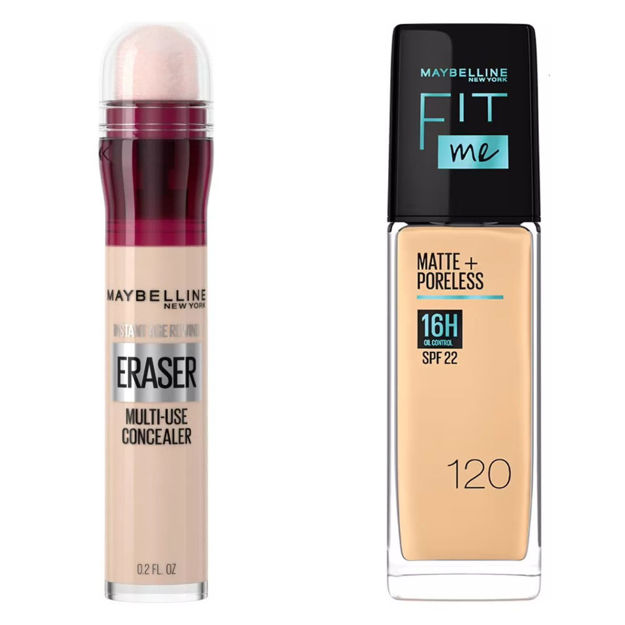 Imagen de Pack Maybelline Base 120 + Corrector Instant Age Eraser 110