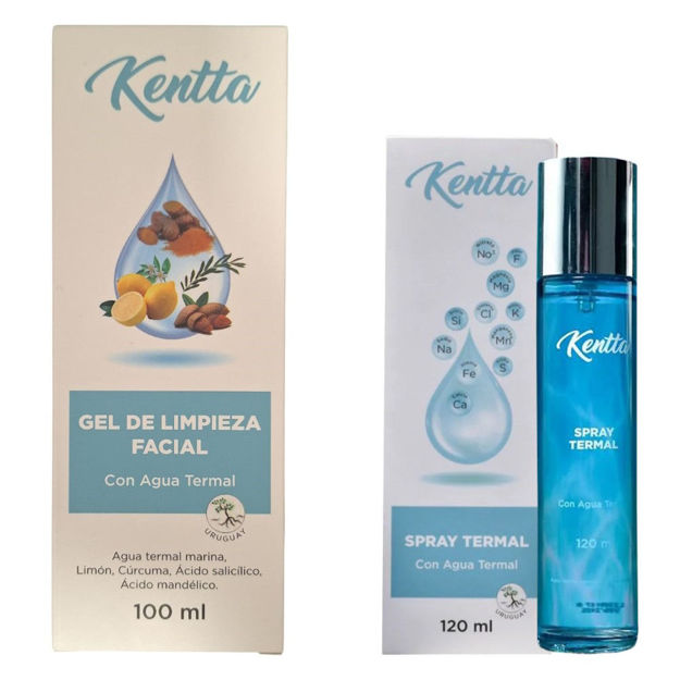 Imagen de Pack Kentta Gel de Limpieza Facial + Spray Termal